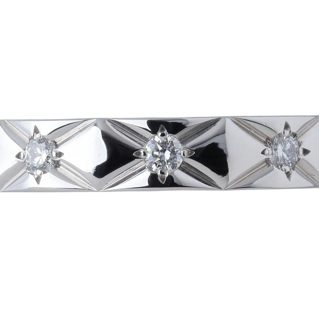 CHANEL MATELASSE FULL DIAMOND RING - 2