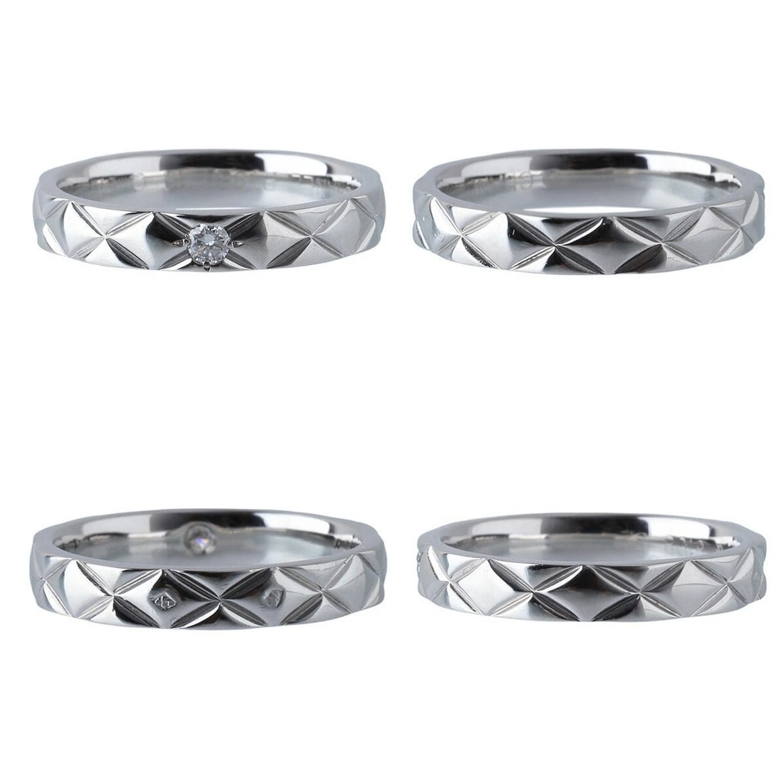 CHANEL MATELASSE DIAMOND RING - 2