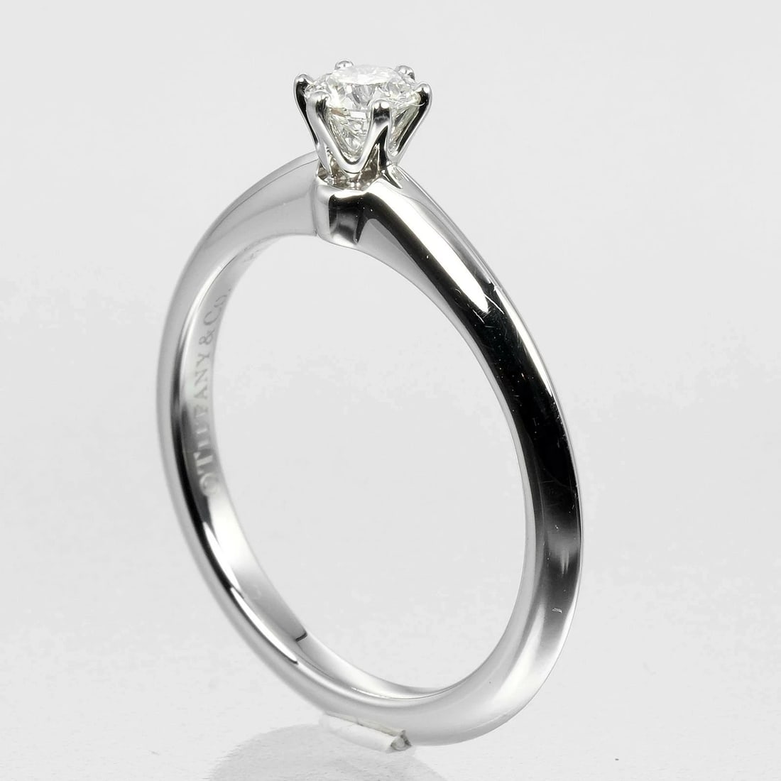 TIFFANY & CO. SOLITAIRE RING - 2