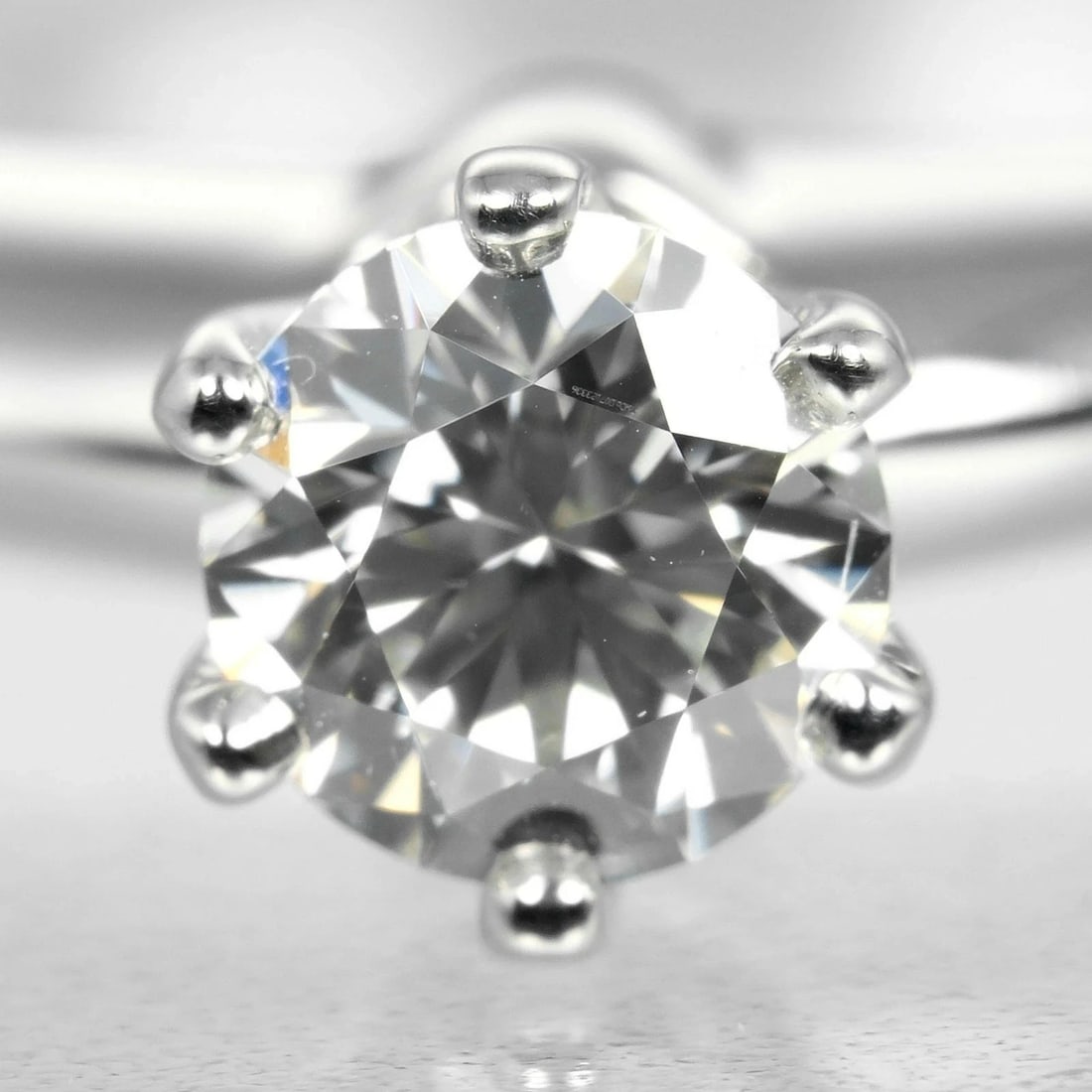 TIFFANY & CO. SOLITAIRE RING - 5