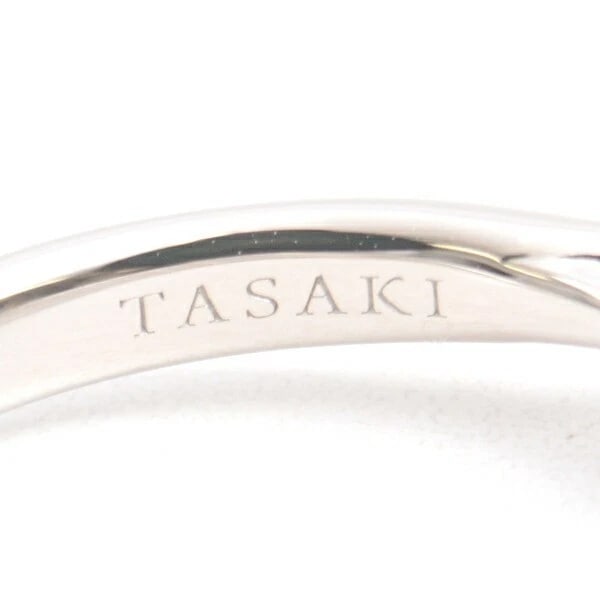 TASAKI PT950 DIAMOND SOLITAIRE RING - 5