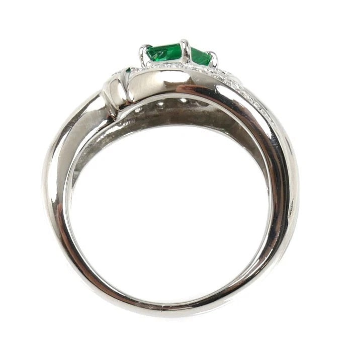 TASAKI EMERALD DIAMOND RING - 3