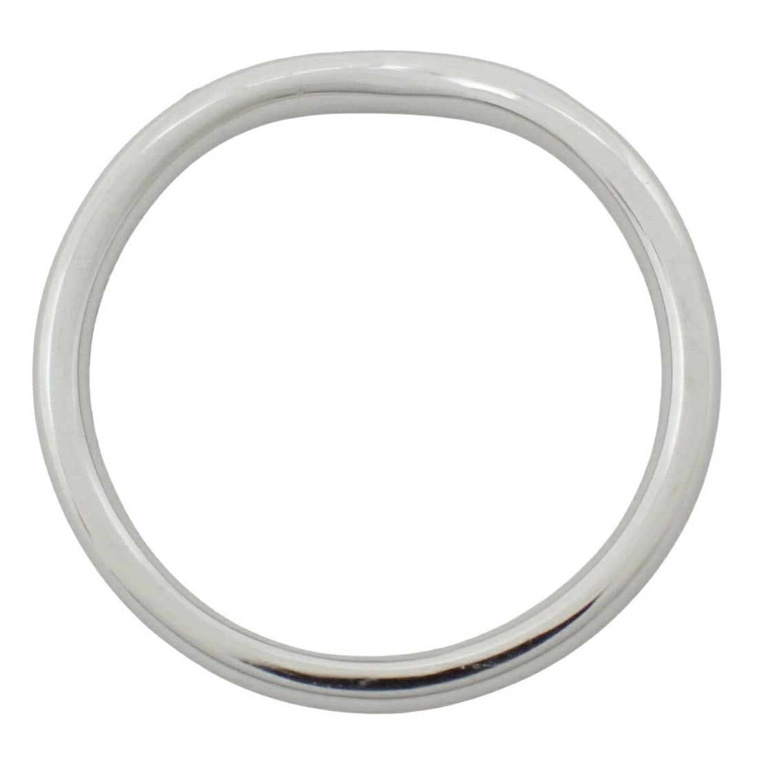 TIFFANY & CO ELSA PERETTI CURVED DIAMOND BAND RING: Tiffany & Co Elsa Peretti Curved Diamond Band Ring Brand: Tiffany & Co. Type/Style: Ring Material: Pt950 Color: PT Size: US 4.5 Accessories: None Accessories Notice: When purchasing pre-owned goods,
