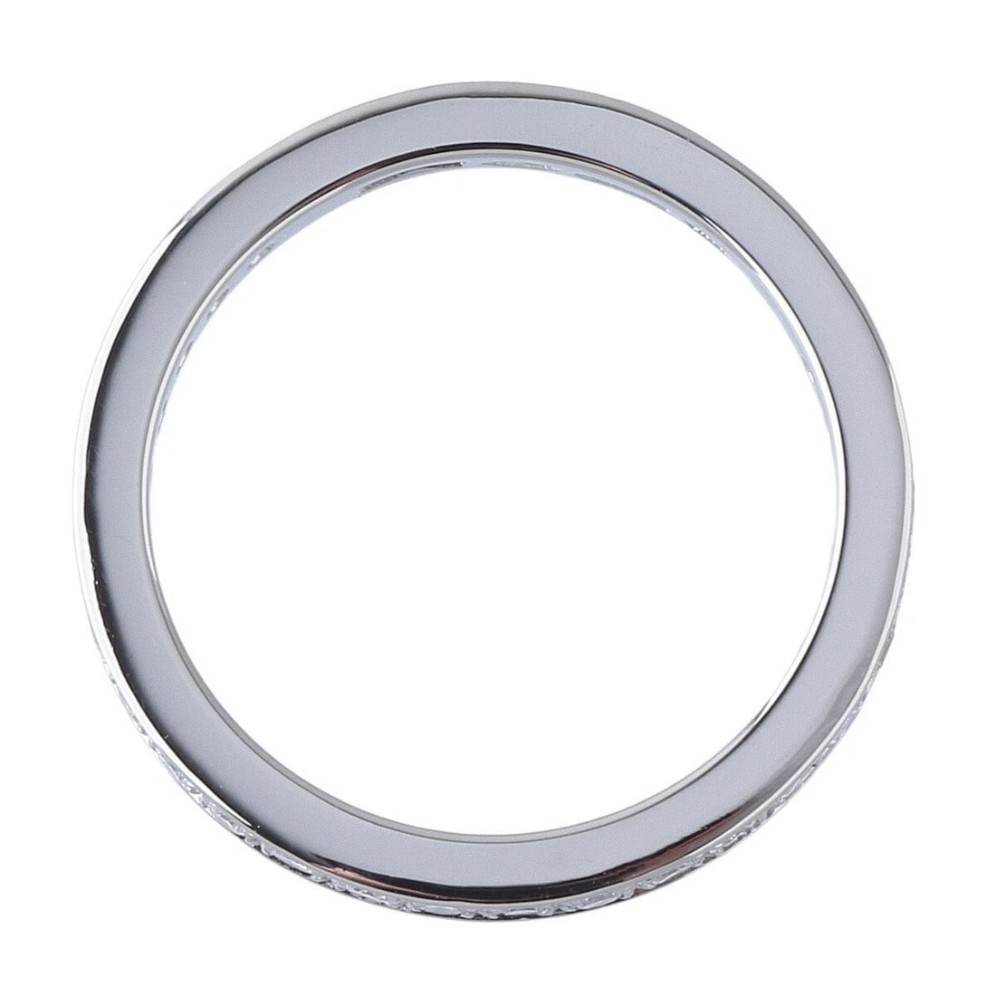 BVLGARI DEDICATA A VENEZIA FULL ETERNITY DIAMOND RING: BVLGARI Dedicata a Venezia Full Eternity Diamond Ring Brand: Bvlgari Type/Style: Ring Material: Pt950 Color: PT Size: US4.5 Accessories: None Accessories Notice: When purchasing pre-owned goods,