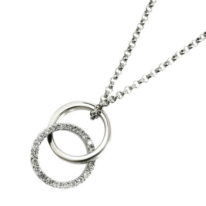 VENDOME AOYAMA DIAMOND NECKLACE: Vendome Aoyama Diamond Necklace Brand: Vendome Type/Style: Necklace Material: K18WG Color: WG Size: Size: Chain Length 45 cm (17.7 in) Accessories: None Accessories Notice: When purchasing pre-owned