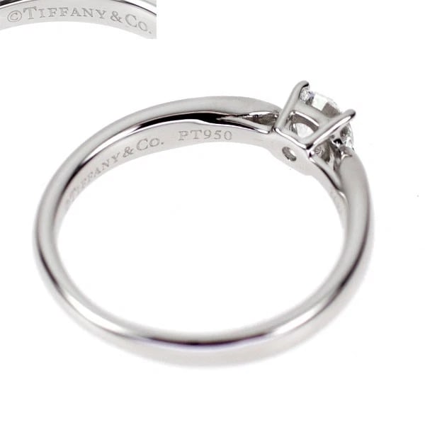TIFFANY PT950 DIAMOND RING - 2