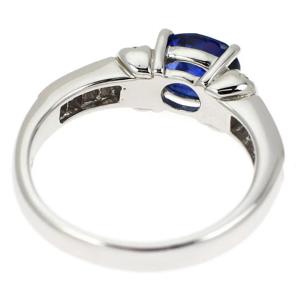 PT900 SAPPHIRE DIAMOND RING - 2