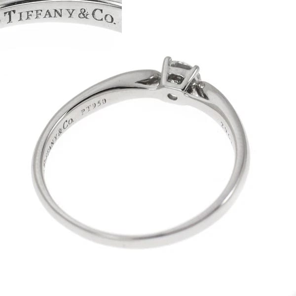 TIFFANY PT950 DIAMOND RING - 2