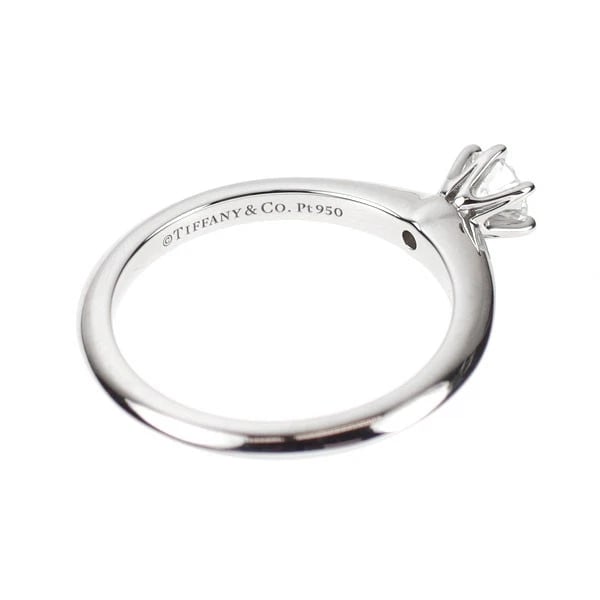 TIFFANY PT950 DIAMOND RING - 2