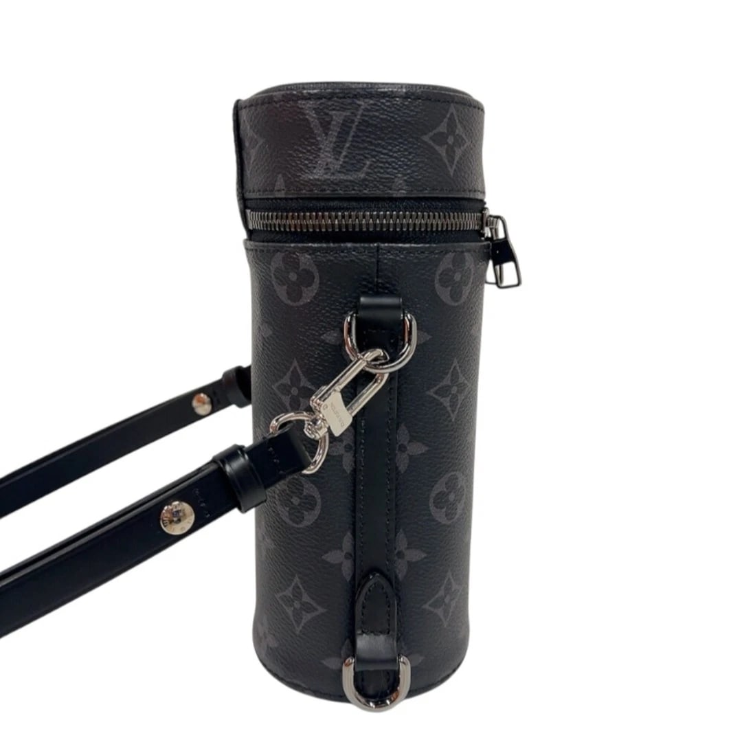 LOUIS VUITTON PORTE BUTEIL MONOGRAM ECLIPSE BLACK SILVER - 3