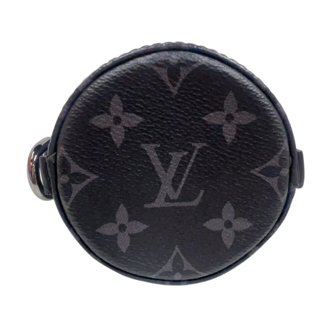 LOUIS VUITTON PORTE BUTEIL MONOGRAM ECLIPSE BLACK SILVER - 4