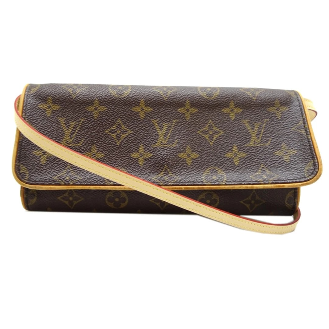 LOUIS VUITTON SHOULDER BAG MONOGRAM BROWN: Louis Vuitton Shoulder Bag Monogram Brown Brand: LOUIS VUITTON Type/Style: Bag Material: Monogram Canvas Color: Brown Size: approximately 25 cm (9.8 in) in width, 11.5 cm (4.5 in) in height, and 3 cm 