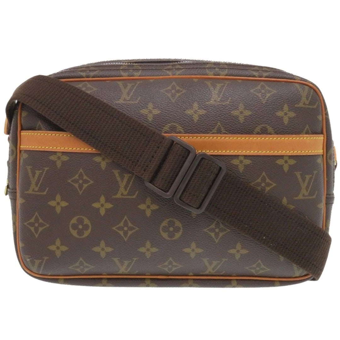 LOUIS VUITTON PM MONOGRAM SHOULDER BAG BROWN: Louis Vuitton PM Monogram Shoulder Bag Brown Brand: LOUIS VUITTON Type/Style: Bag Material: Monogram Canvas, Leather Color: Brown Size: Approximately 27 cm (10.6 in) W x 18 cm (7.1 in) H x 13 cm (5.1