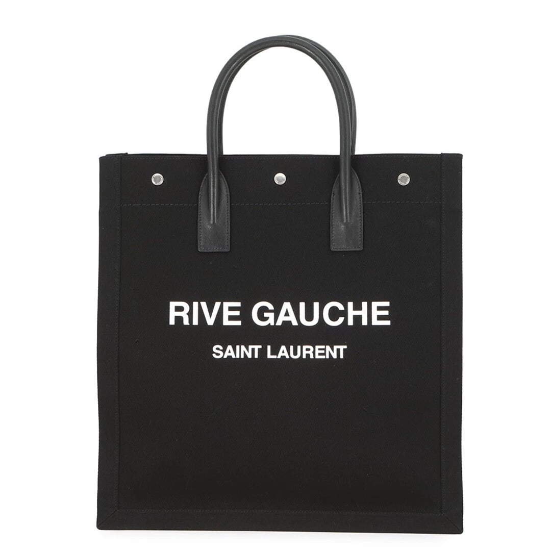 SAINT LAURENT PARIS TOTE BAG CANVAS LEATHER SMALL BLACK: Saint Laurent Paris Tote Bag Canvas Leather Small Black Brand: Saint Laurent Paris Type/Style: Bag Material: Canvas / Leather Color: Black Size: Approximately 37 cm (14.6 in) W x 39 cm (15.4 in) H x