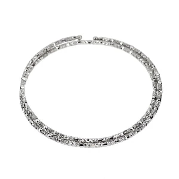 PT950 BANGLE: Pt950 bangle Brand: None Type/Style: bangles Material: Pt950 Color: PT Size: Necklace: Chain Length 17.5? Length/Width/Diameter3.7 Accessories: None Accessories Notice: When purchasing pre-owned