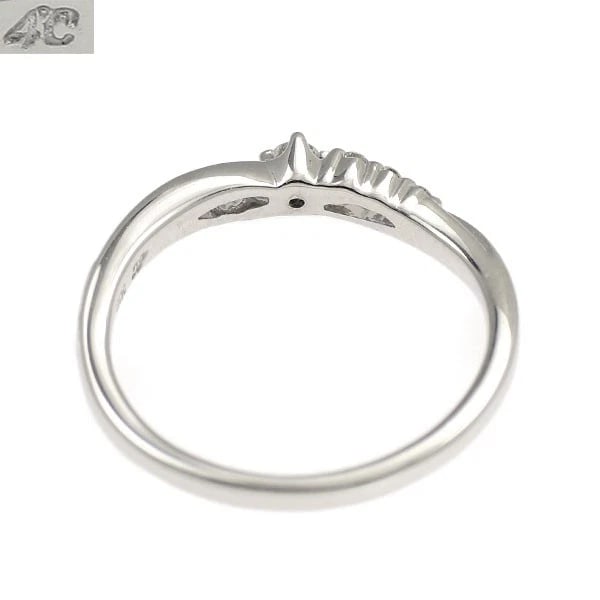 4? K10WG DIAMOND RING - 2