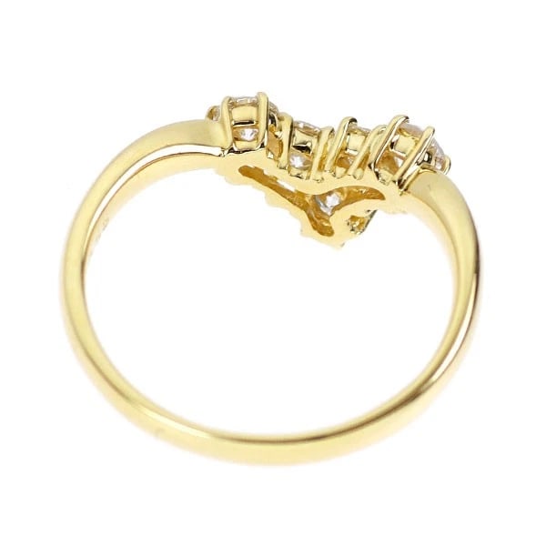 K18YG DIAMOND RING - 2