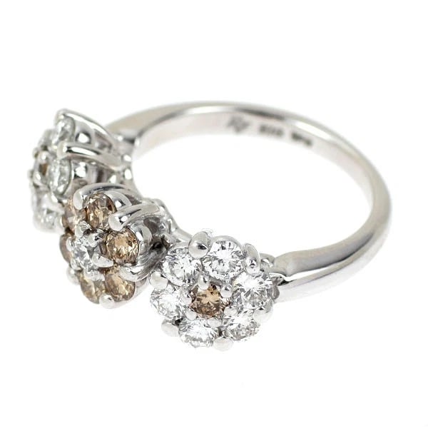 PONTEVECCHIO K18WG DIAMOND RING - 2