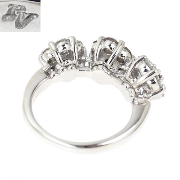 PONTEVECCHIO K18WG DIAMOND RING - 3