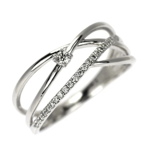 PT950 DIAMOND RING: Pt950 diamond ring Brand: None Type/Style: Ring Material: Pt950 Color: PT Size: 6US Accessories: None Accessories Notice: When purchasing pre-owned goods, please refer to the photos of the items to
