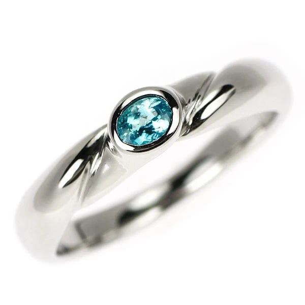 PT900 PARAIBA TOURMALINE RING: Pt900 Paraiba tourmaline ring Brand: None Type/Style: Ring Material: Pt900, Main Stone/Creation tourmaline Color: PT Size: 4.5US Accessories: None Accessories Notice: When purchasing pre-owned goods,