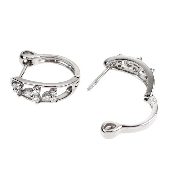 PT900 DIAMOND EARRING - 2