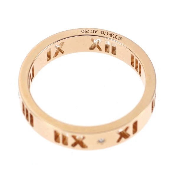 TIFFANY K18PG DIAMOND RING - 2
