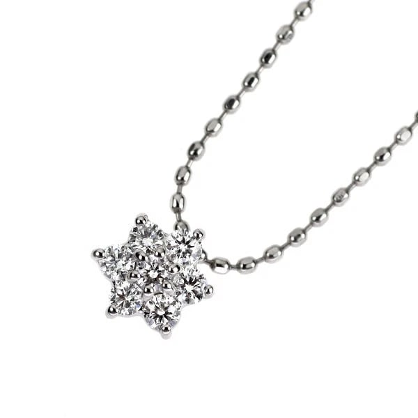 PT900/ PT850 DIAMOND PENDANT NECKLACE: Pt900/ Pt850 Diamond Pendant Necklace Brand: None Type/Style: pendant necklace Material: Pt900/ Pt850 Color: PT Size: Necklace: Chain Length 41.5 Length/Width/Diameter6.0 Accessories: None