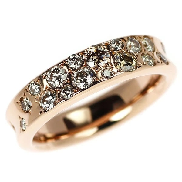 KASHIKEY K18PG DIAMOND RING: Kashikey K18PG diamond ring Brand: Kashikey Type/Style: Ring Material: K18PG Color: PG Size: 4.75 - 5US Accessories: None Accessories Notice: When purchasing pre-owned goods, please refer