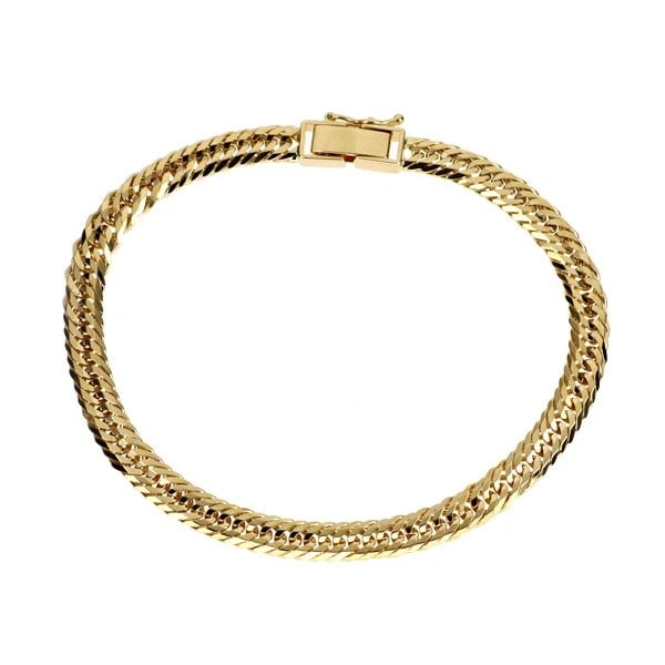 K18YG BRACELET KIHEI: K18YG bracelet Kihei Brand: None Type/Style: bracelets Material: K18YG Color: YG Size: Length/Width/Diameter 4.8 Accessories: None Accessories Notice: When purchasing pre-owned goods, please refer to