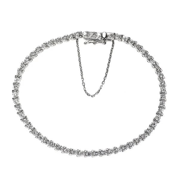PT900 DIAMOND TENNIS BRACELET (1 of 2)