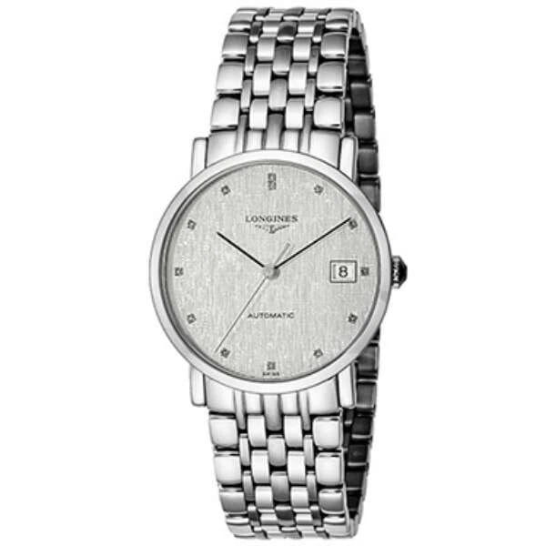 LONGINES ELEGANT SILVER WATCH: LONGINES Elegant Silver Watch Brand: Longines Type/Style: Wristwatch Material: SS Color: Dial Color Silver Size: Case Size: 34.5mm Accessories: None Accessories Notice: When purchasing pre-owned