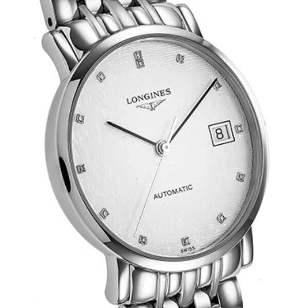LONGINES ELEGANT SILVER WATCH - 2