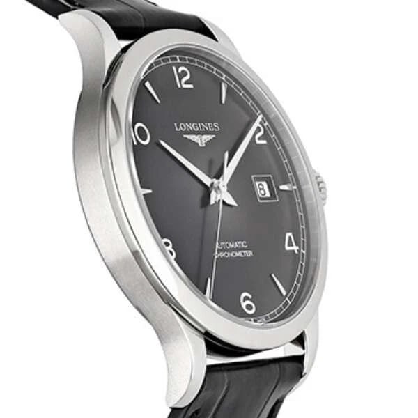 LONGINES RECORD BLACK WATCH - 2