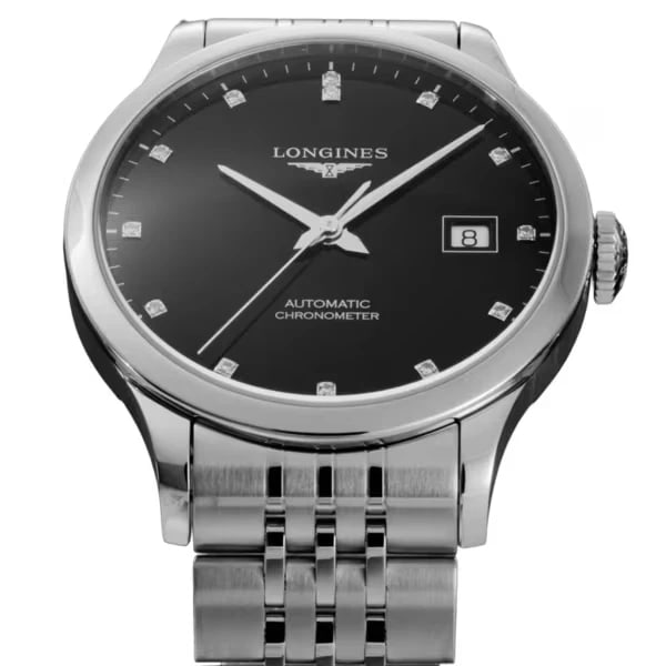 LONGINES RECORD METAL BELT WATCH - 3