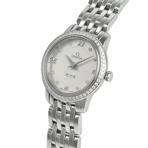OMEGA DE VILLE WATCH: OMEGA De Ville Watch Brand: OMEGA Type/Style: Wristwatch Material: SS Color: Dial Color Black Size: Case diameter: 24.4 x 24.4 mm Accessories: None Accessories Notice: When purchasing pre-owned
