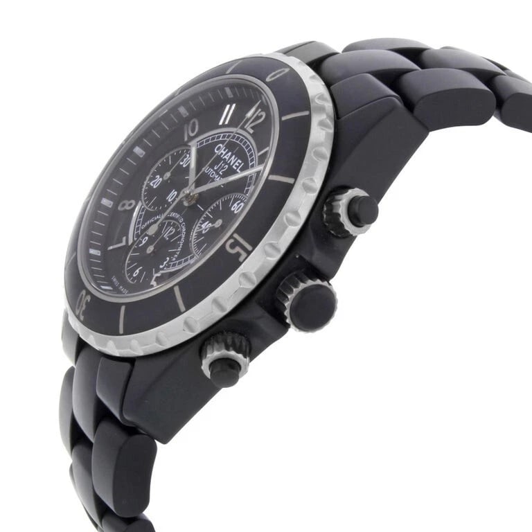 CHANEL J CHRONOGRAPH CERAMIC AUTOMATIC WATCH - 3