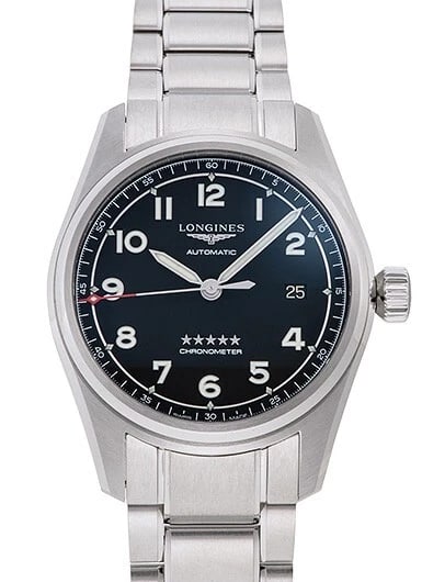 LONGINES SPIRIT BLACK NEW WATCH: Longines Spirit Black New Watch Brand: Longines Type/Style: Wristwatch Material: SS Color: Dial Color Black Size: Case Size: 40mm Accessories: None Accessories Notice: When purchasing pre-