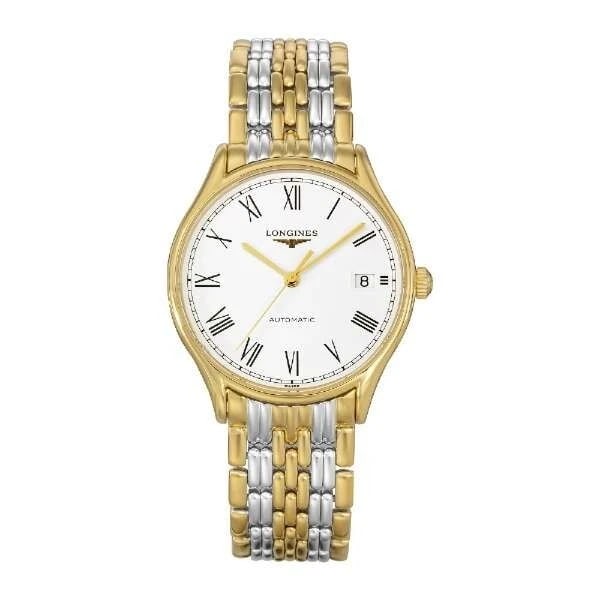 LONGINES LYRE WATCH: LONGINES Lyre Watch Brand: Longines Type/Style: Wristwatch Material: Case Stainless steel/Stainless steel (Yellow gold PVD) Color: Dial Color white Size: Case size] Height 35 x width 35 x thickness 8