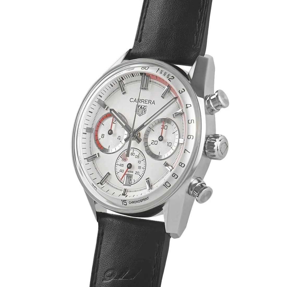 TAG HEUER CARRERA CHRONOSPRINT X PORSCHE WATCH: Tag Heuer Carrera Chronosprint x Porsche Watch Brand: TAG Heuer Type/Style: Wristwatch Material: SS Color: Dial Color gray Size: Case Size: 42mm Accessories: None Accessories Notice: When purchasing