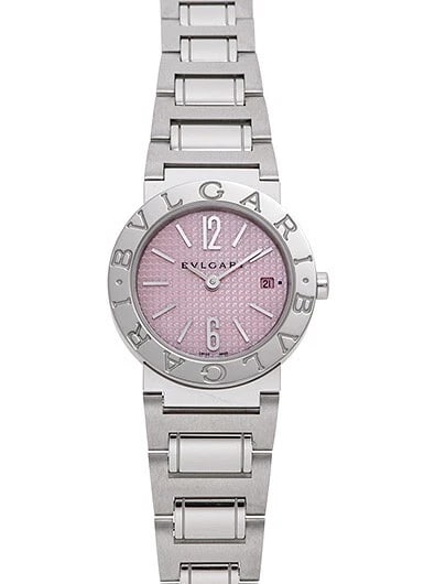 BVLGARI BVLGARI PINK NEW WATCH: Bvlgari Bvlgari Pink New Watch Brand: Bvlgari Type/Style: Wristwatch Material: SS Color: Dial Color Pink Size: Case Size: 26mm Accessories: None Accessories Notice: When purchasing pre-owned goods,