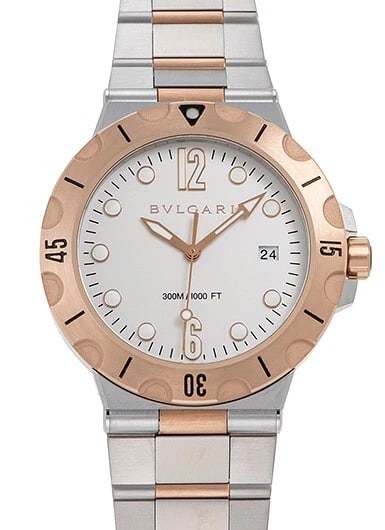 BULGARI DIAGONO PROFESSIONAL SCUBA WHITE NEW WATCH (1 of 2)