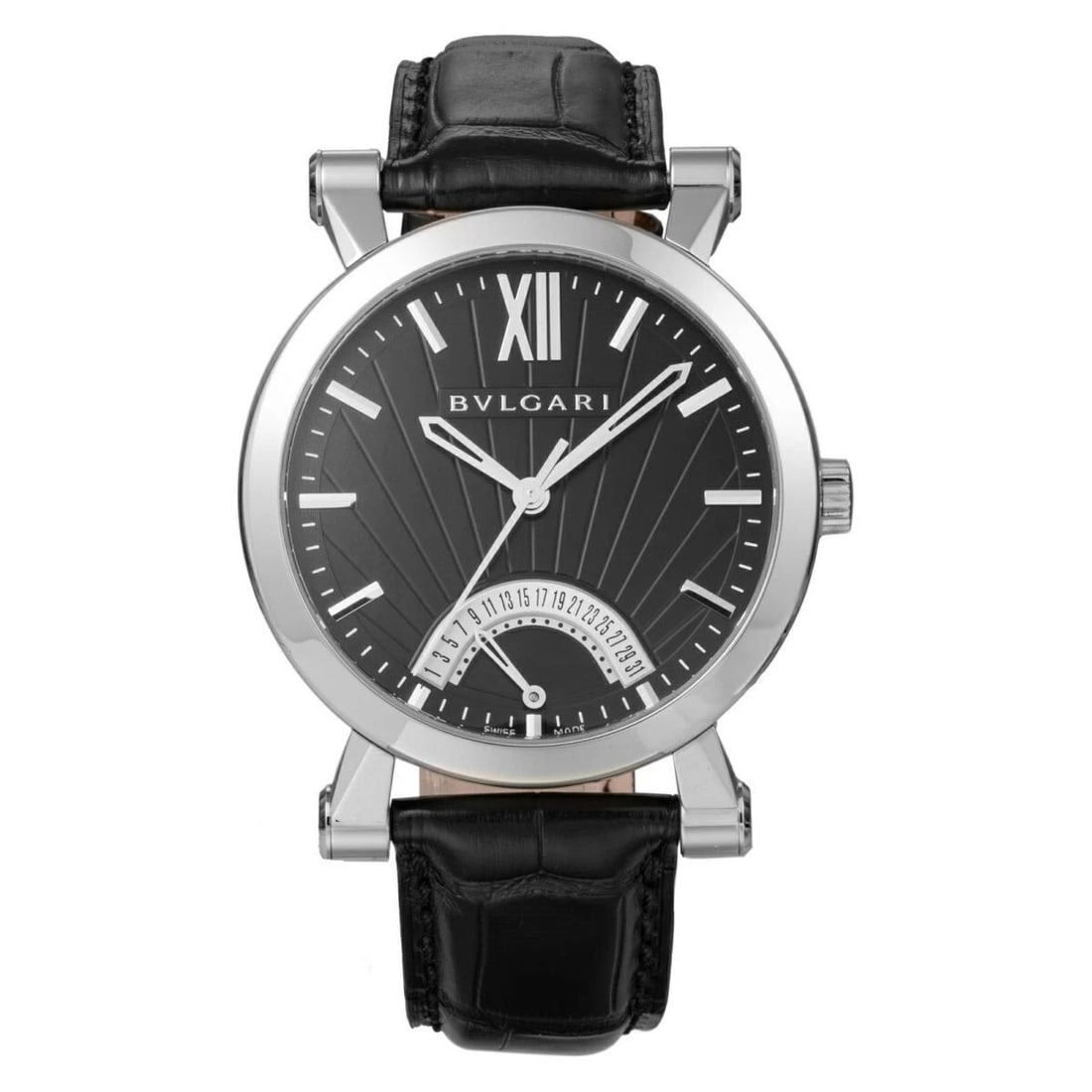 BVLGARI BVLGARI WATCH: BVLGARI BVLGARI Watch Brand: Bvlgari Type/Style: Wristwatch Material: SS Color: Dial Color Black Size: Case diameter: 42 x 42 x 11 (mm), 81.5 (g) Accessories: None Accessories Notice: When purchasing