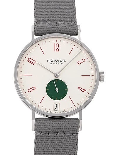 NOMOS TANGENTE DATE GO WHITE BRAND NEW WATCH: Nomos Tangente Date Go White Brand New Watch Brand: NOMOS Type/Style: Wristwatch Material: Titanium Color: Dial Color Silver Size: Case Size: 38mm Accessories: None Accessories Notice: When