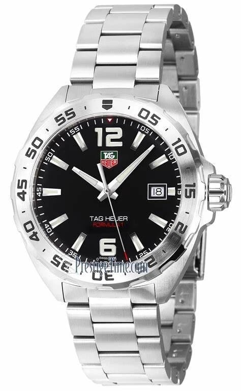 TAG HEUER FORMULA WATCH: TAG Heuer Formula Watch Brand: TAG Heuer Type/Style: Wristwatch Material: SS Color: Dial Color black Size: Case Size: 41mm Accessories: None Accessories Notice: When purchasing pre-owned goods,