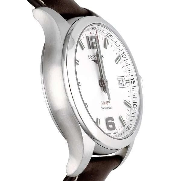 LONGINES CONQUEST V.H.P. SILVER WATCH - 2