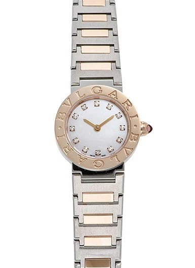 BULGARI BULGARI WHITE NEW WATCH: Bulgari Bulgari White New Watch Brand: Bvlgari Type/Style: Wristwatch Material: SS PG Color: Dial Color White Size: Case Size: 23mm Accessories: None Accessories Notice: When purchasing pre-owned