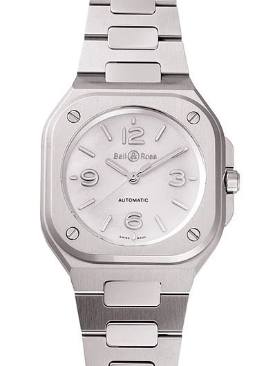 BELL & ROSS BR WHITE (BRAND NEW) WATCH: Bell & Ross BR White (Brand New) Watch Brand: Bell & Ross Type/Style: Wristwatch Material: SS Color: Dial Color White MOP Size: Case Size: 36mm Accessories: None Accessories Notice: When purchasing