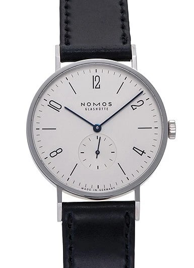 NOMOS TANGENTE WHITE NEW WATCH: Nomos Tangente White New Watch Brand: NOMOS Type/Style: Wristwatch Material: SS leather Color: Dial Color White Size: Case Size: 38mm Accessories: None Accessories Notice: When purchasing pre-owned