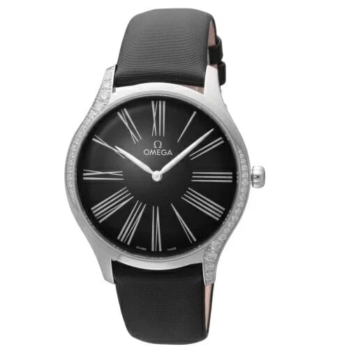 OMEGA DE VILLE WOMEN'S WATCH: OMEGA De Ville Women's Watch Brand: OMEGA Type/Style: Wristwatch Material: SS Color: Dial Color black Size: Case Size: 39mm Accessories: None Accessories Notice: When purchasing pre-owned goods,